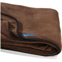 Cocoon - Fleece Blanket - Manta size 200 x 160 cm, negro/oliva