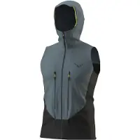 Dynafit - Blacklight Softshell Vest - Chaleco softshell size L, negro/gris