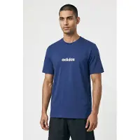 Adidas Camiseta funcional 'Essentials' azul oscuro / blanco