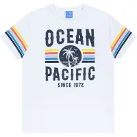 Ocean pacific Camiseta 'Tiderush' navy / amarillo / naranja / blanco