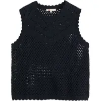 Levi's Adrienne Crochet Tank Top Black Talla: XS | Camisetas de Tirantes Outlet | Mujer | Negro