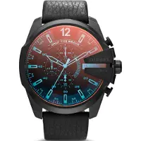 Diesel Reloj analógico azul cielo / rojo sangre / negro
