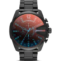 Diesel Reloj analógico 'Mega Chief' rojo claro / negro