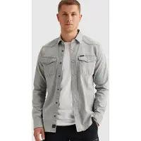 PME Legend Camisa 'Denim shirt with chest pockets' azul claro
