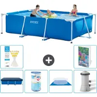 Intex Piscina rectangular de estructura - 300x200x75 cm - 5 piezas - Modelo S167