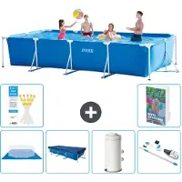 Intex Piscina rectangular de estructura - 450x220x84 cm - 5 piezas - Modelo S114