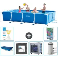Intex Piscina rectangular de estructura - 450x220x84 cm - 5 piezas - Modelo S156