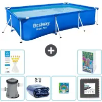 Bestway Steel Pro, rectangular, 300x201x66 cm, de 5 piezas, modelo S177
