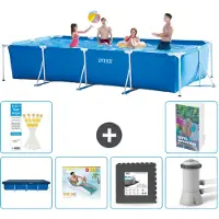 Intex Piscina rectangular de estructura - 450x220x84 cm - 5 piezas - Modelo S49