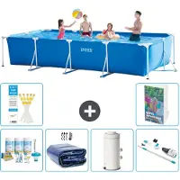 Intex Piscina rectangular de estructura - 450x220x84 cm - 5 piezas - Modelo S136