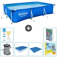 Bestway Steel Pro, rectangular, 300x201x66 cm, de 5 piezas, modelo S198