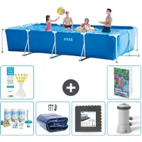 Intex Piscina rectangular de estructura - 450x220x84 cm - 5 piezas - Modelo S59