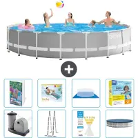 Intex Estructura para piscina Prism Frame, modelo Rund - 549x122 cm - 7 piezas, referencia S639