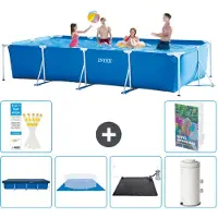 Intex Piscina rectangular de estructura - 450x220x84 cm - 5 piezas - Modelo S92