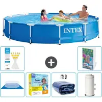 Intex Piscina inflable rectangular - 366 x 76 cm - de 5 piezas - modelo S71