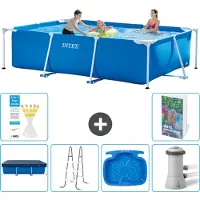 Intex Piscina rectangular de estructura - 300x200x75 cm - 5 piezas - Modelo S140