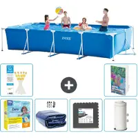 Intex Piscina rectangular de estructura - 450x220x84 cm - 5 piezas - Modelo S111