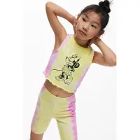Desigual , Camiseta tye-die Minnie Mouse, NiñOs, Algodon, Amarillo, 13/14