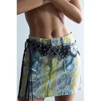 Desigual , Cinturón tachuelas corazones, Poliuretano, Negro, U