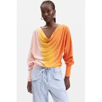 Desigual , Jersey Punto Fino, Mujer, Naranja, S