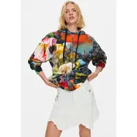 Desigual , Sudadera Estampada 100% Algodón, Mujer, Algodon, S
