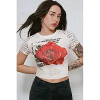 Desigual Camiseta rojo / negro / blanco