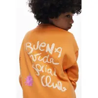 Desigual Sudadera naranja / rojo