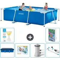 Intex Piscina rectangular de estructura - 300x200x75 cm - 5 piezas - Modelo S62