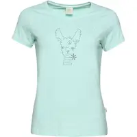 Chillaz - Women's Gandia Happy Alpaca T-Shirt - Camiseta de manga corta size 38, gris/verde
