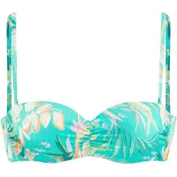 Venice beach Top de bikini turquesa / verde pastel / naranja / blanco