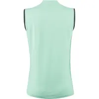 Löffler - Women's Bike Sleeveless Shirt Half-Zip Plain - Maillot de ciclismo sin mangas size 44, turquesa