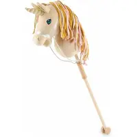 Bieco Caballito De Palo Unicornio Aurora Sin Mango Y Con Ruedas