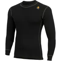 Aclima - WW Crew Neck - Ropa interior merino size XS, negro
