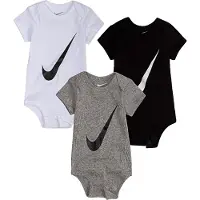 Nike Pijama entero/body gris moteado / negro / blanco