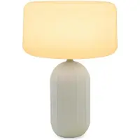 New Garden Lámpara de mesa LED Newgarden Phoebe, con energía solar y batería, 40 cm, color beige
