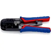 Knipex Alicate de crimpar para terminales Western, color bronce, aislado, marca