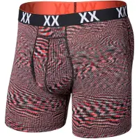 Saxx - Multi-Sport Mesh Boxer Brief Fly - Ropa interior fibra sintética size M, multicolor