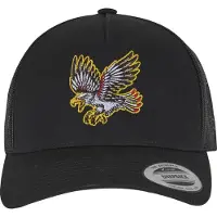 Mister tee Gorra 'Bravery Eagle' marrón / azafrán / negro / blanco