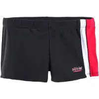 H.I.S. Bermudas rojo / negro / blanco