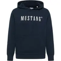 Mustang Sudadera 'Bronson' azul oscuro / blanco