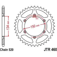 JT Sprockets Corona Trasera 520 Jtr460.52