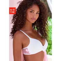 LASCANA Sujetador rosa / blanco