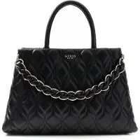 GUESS Bolso de mano 'Maxine Girlfriend Satchel' negro