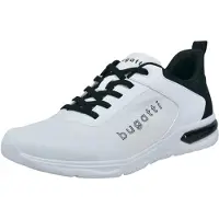 Bugatti Calzado deportivo con cordones negro / blanco