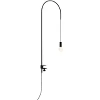 Zafferano - Lámpara de mesa con pinza, giratoria 200°, H152 cm, metal lacado, bombilla E27 máx. 60 W incluida -