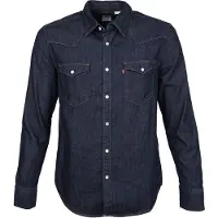 Levi's para hombre. 85744-0000 Camisa Bartstow Western marino (S ), Casual, Algodón, Manga larga, Sostenible, outlet 2026.