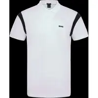 BOSS para hombre. 50564793 Polo Union blanco (XL), Casual, Algodón, Manga corta, outlet 2026.
