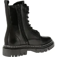 Tamaris Botines con cordones 'Schnürstiefel Damen 1-25276-41/003 Echtleder in schwarz' negro