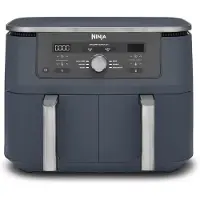 Ninja Freidora de aire doble (9,5 L), 6 funciones en Azul ciberespacio | DZ400EUCYD | de SharkNinja