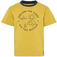 Didriksons - Kid's Mynta T-Shirt 4 - Camiseta de manga corta size 80, amarillo